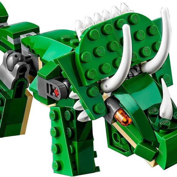 3 in 1 Mighty Dinosaur Toy, Transforms‎ from T. rex  Triceratops to Pterodactyl - Picture 6 of 6